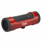 単眼鏡 高倍率ズーム15-50倍 口径21mm ウルトラビューI Kenko ケンコー・トキナー マルチコート ツイストアップ見口 三脚取付可 レッド 15-50X21RD ◆宅