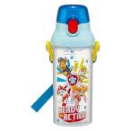 水筒 パウ・パトロール 23 ドリンクマーカーボトル SKATER 男の子 容量480ml 直飲み 目盛り 食洗機対応 名前シール ショルダーベルト 653209-PSB5TRC ◆宅