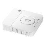 無線LANアクセスポイント BUFFALO Wi-Fi 5 11ac 2x2 866+400Mbps スマートモデル 小型 PoE対応 壁掛け アンテナ内蔵 法人向け ホワイト WAPS-1266 ◆宅