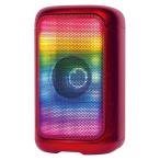  беспроводной динамик Bluetooth 5.3 AZUMAazmaGRAV TWS функция LED мощность 5W заряжающийся USB Type-C красный GRV-PS05WC-RD * дом 