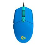 ゲーミングマウス G102 Logitech ロジテック 6ボタン USB接続 オプティカル 最大8000DPI 軽量85g 並行輸入品 限定色 ブルー G102BL ◆コ