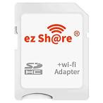 ショッピング32GB 無線LAN搭載SDカードアダプター ezShare Wi-Fi機能搭載 microSDHC(8GB-32GB)サポート 海外リテール ES-WiFiSD-ADP ◆メ