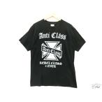 アンチクラス Anti Class プリントTシャツ 半袖Tシャツ black M