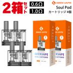 2箱セット Geekvape Soul Pod カートリッジ ギークべイプ ソウル ポッド pod型 ベープ vape ベイプ 電子タバコ 0.6Ω 1.0Ω 交換用