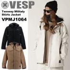 25-26 VESP べスプ スノボ ウェアー ジャケット VPMJ1064 Twoway Militaly Shirts Jacket ユニセックス 予約販売品 11月末入荷予定 ship1