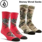 ボルコム VOLCOM 靴下 ソックス 2024秋冬 Stoney Shred Socks クルー D6322401