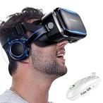 ショッピングバーチャルリアリティ 【送料無料】3D VRゴーグル バーチャルリアリティヘッドセット オーバーイヤーヘッドホン付き iPhone 11 Pro X S R 10 8 7 6 Plus