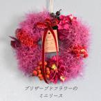 クリスマスリース 手作り シック おしゃれ 大人っぽい プリザーブドフラワー 赤 レッド ベルベット スモークツリー ギフト 送料込