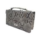  ручная сумочка . кошелек в одном корпусе Mini сумка . кошелек сумка путешествие бумажник ключ имеется счастливый случай .. удача в деньгах состояние . змея рисунок узор под питона type вдавлено . под кожу ( мужской )2025Hbe