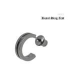 Yahoo! Yahoo!ショッピング(ヤフー ショッピング)ピアス メンズ ロイヤルスタッグゼスト Royal Stag Zest ハーフリング シルバー ファッション アクセサリー 片耳 SP25-016