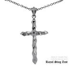 ネックレス メンズ ロイヤルスタッグゼスト Royal Stag Zest クロス ロザリオ ブラッ ...