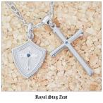 Yahoo! Yahoo!ショッピング(ヤフー ショッピング)ネックレス メンズ ロイヤルスタッグゼスト Royal Stag Zest クロス ブルーダイヤモンド CZ シルバー ファッション アクセサリー ペンダント SN25-027