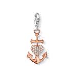 チャーム トーマス・サボ THOMAS SABO クロス 信念 ハート 愛 アンカー 希望 シルバー ピンクゴールド金メッキ CZ キーホルダー 0929-416-14 正規品