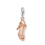 チャーム レディース トーマス・サボ THOMAS SABO パンプス サンダル 靴 立体型 シルバー ピンクゴールド金メッキ CZ キーホルダー 0900-416-14