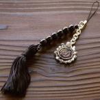 戦国武将 ストラップ アクセサリー 織田木瓜  織田信長 天然石 シルバー925