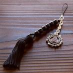 戦国武将 ストラップ アクセサリー 三つ柏  島左近 天然石 シルバー925