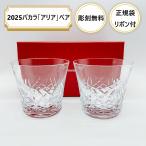【彫刻無料】【2025】正規リボン紙袋付き バカラグラス 2025「アリア」タンブラーペア【結婚祝】【出産祝】【退職祝】【引越祝】【還暦祝】【記念品】