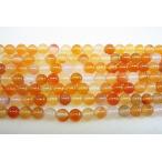 Yahoo! Yahoo!ショッピング(ヤフー ショッピング)天然石6.5mm a0673 ミックスカーネリアン 約38-40cm 【閉店セール】