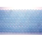 Yahoo! Yahoo!ショッピング(ヤフー ショッピング)天然石6mm half-a0665 アクアブルージェド（着色） 半連 約18-20cm 【閉店セール】