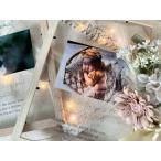 【フレーム付】命名書　A4　クリア命名書　写真　写真入り　クリア　クリアボード　ニューボーン　ニューボーンフォト