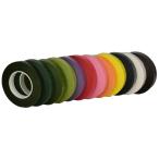 カラーペーパーテープ 12色選択可 1巻 12.5mm×27m フローラルテープ