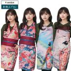 和柄 エプロン 桜 里山着物美人 桜牡丹帯 陽桜帯
