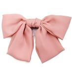 オオキニ 髪飾り リボン 和装 コーム 卒業式 シフォン 大正リボン 日本製 ピンク (ぴんく)