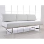 LC5 DAY BED PU 3P WHITE¡¡¡ÊLC5 ¥Ç¥¤ ¥Ù¥Ã¥É ¹çÀ®Èé³× 3¿Í³Ý ¥Û¥ï¥¤¥È¡Ë ¡ÚÁ÷ÎÁ̵ÎÁ¡Û ¡Ú¥Ý¥¤¥ó¥È10ÇÜ¡Û