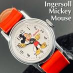 【美品★絶好調】インガーソル◎Ingersollミッキーマウス1950sオールドディズニー手巻きアンティーク中古キッズ腕時計ヴィンテージ(4)