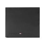 ショッピングトミーヒルフィガー トミーヒルフィガー 財布 二つ折り財布 TOMMY HILFIGER ブラック 31TL25X005 001