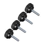 CoCud low let зажим ручка M8 x 40 mm мужской винт 25 mm head . лечение . пластик кнопка, ручка настройки винт рукоятка болт ручка черный .