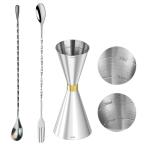  Major cup 30ml/45ml балка ложка 30cm 3 позиций комплект шкала . имеется коктейль jiga- cup виски измерение для sake количество контейнер нержавеющая сталь сталь 