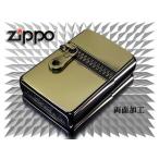 zippo ジッポー ライター レギュラー ジッパー おもしろメタル 両面加工 ブラスいぶし