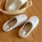ルームシューズ レース刺しゅう 洗える 麻 洗濯可 スリッパ レース ワッフル ナチュラル ギフト  来客用 プレゼント 室内履き スリッパ オシャレ 母の日 丑