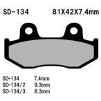 Vesrah（ベスラ） ブレーキパッド SD-134 オーガニック SDレジンパッド