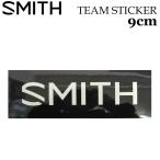 [メール便対応] SMITH スミス ステッカー TEAM STICKER ステッカー 9cm [BLK／WHT] シールタイプ スノーボード アクセサリー