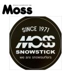 MOSS SNOWSTICK モス スノースティック ステッカー [9] ロゴ シートタイプ [100mm x 100mm]