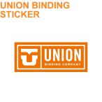 UNION ユニオン ビンディング ステッカー LOGO ロゴ [Lサイズ] スノーボードステッカー