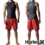 2025 Hurley ウェットスーツ ハーレー メンズ ベスト MZVSIC25 ICON 2MM VEST アイコン タッパー FRONT ZIP フロントジップ サーフィン ウエットスーツ