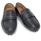 【アウトレットセール】訳あり2 エンポリオアルマーニ EMPORIO ARMANI 靴 メンズ ドライビングシューズ ブラック (X4B130 XC542 00002 BLACK) 21SS