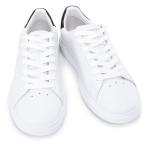 【並行輸入品】トリーバーチ TORY BURCH 靴 レディース ハウエル コート スニーカー  ホワイト×ブラック(82776 112 TITANIUM WHITE/PERFECT BLACK) 23AW