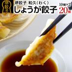 堺餃子 和久 しょうが餃子 20個 10個入×2パック 国産 冷凍 ぎょうざ おつまみ 酒の肴 アテ 通販 お取り寄せ ギフト 食品 食べ物 実用的 爆買