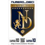 NUMERO_DIECI クラシックエンブレムステッカー【福岡カラー】