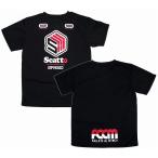 SPAZIO【スパッツィオ】 Scatt ポリ Ｔシャツ/ブラック[TP-0152-02]