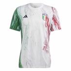 アディダス 2023 イタリア代表 プレマッチシャツ 大人用 サッカー プラクティスシャツ 半袖  adidas MIL32-HS9868