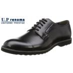 【ユーピーレノマ】U3622 (ブラック）レースアップカジュアルプレーントゥ ビジネスシューズ 紳士靴　メンズ マドラス