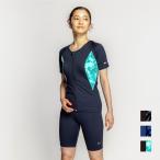 ショッピングswim 【NIKE SWIM公式】ナイキ FA25 ジップ付き半袖セパレーツ 2993145 水泳 レディース水着 女性水着 スイミング セパレート 袖付き 可愛い FOOTMARK フットマーク