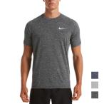 [NIKE SWIM официальный ]NIKE Heather Short рукав гидро защита NESSA589 мужской Rush Guard купальный костюм мужчина MENS короткий рукав плавание foot Mark 