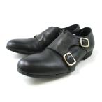 ●●アルジス ダブルモンク ARGIS ダブルモンク ストラップ メンズ 71141 〔BLACK〕