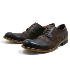 ●●アルジス ストレートチップ メンズ ARGIS 91130 〔DARK BROWN〕